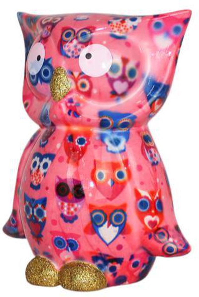 Pomme pidou Uil Bo | Spaarpot | Medium | Mystic Owls Pixiepink